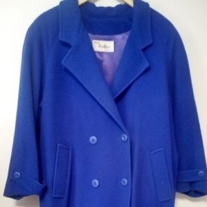 "Coats by Cattiva" Vintage Women's Blue Wool Coat